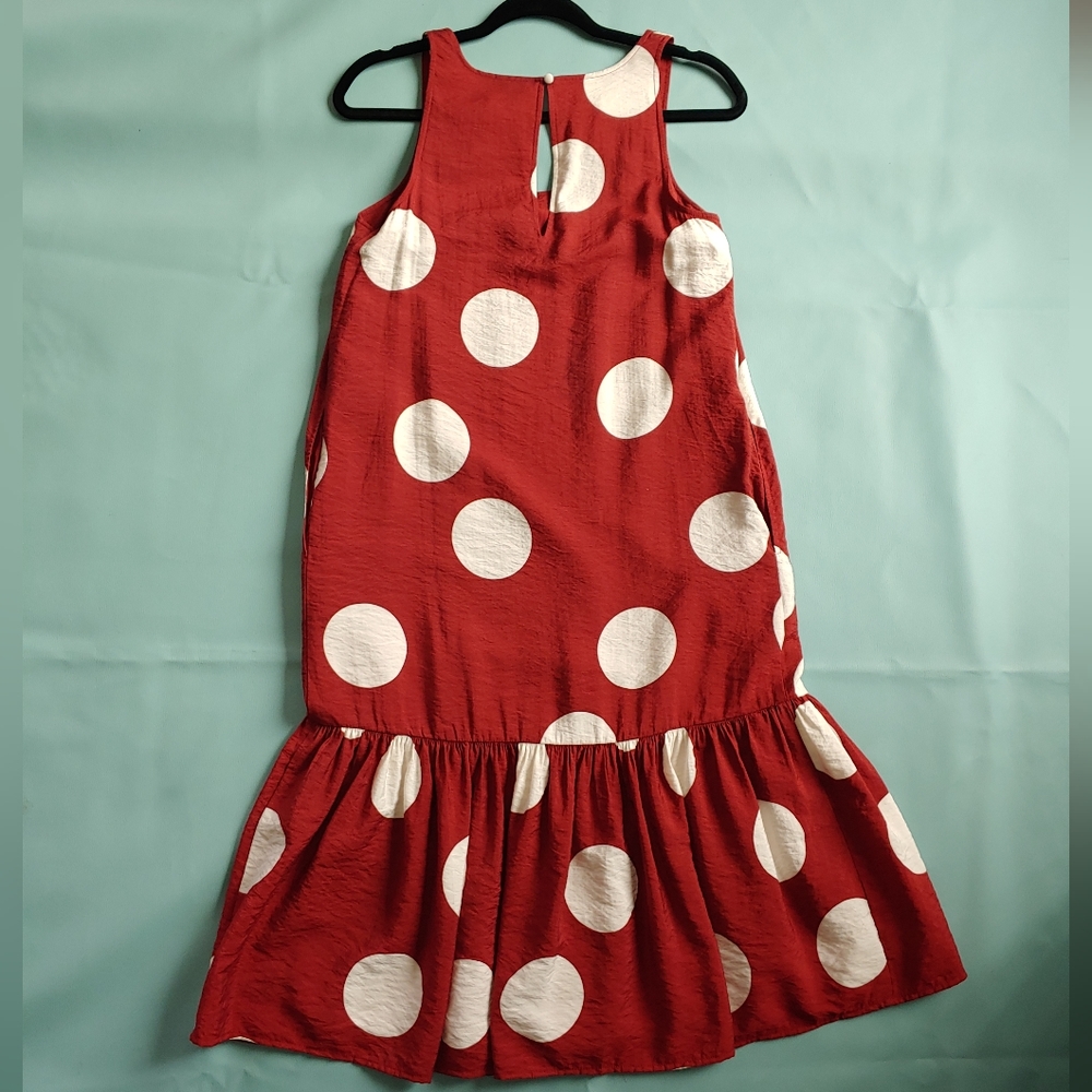 ANTHROPOLOGIE MICHAELA POLKA DOT MAXI DRESS